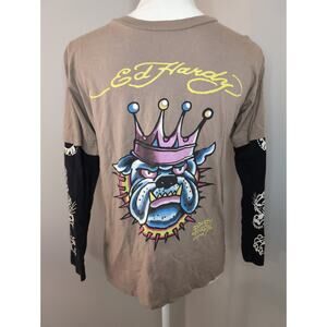 Vintage Ed Hardy Americana Kids XL long sleeve graphic shirt
